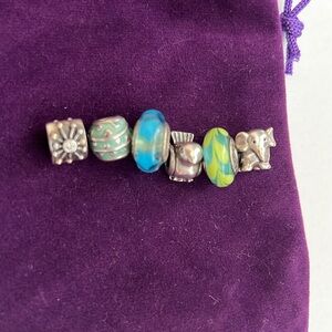 Pandora Glass Beads & Charms